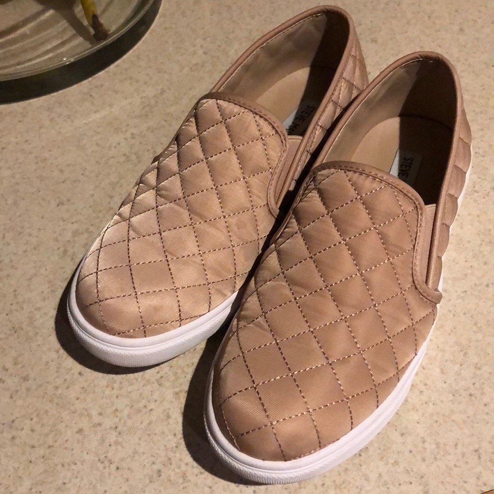 Steve Madden Blush Pink Slip Ons